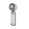 Turbine-cooled handheld ice compress fan, portable, small, USB rechargeable, foldable, neck-hanging fan