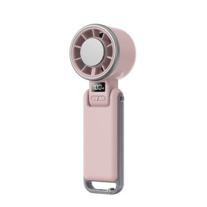 4444 Turbine-cooled handheld ice compress fan, portable, small, USB rechargeable, foldable, neck-hanging fan